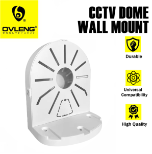 CCTV Camera Mount Bracket L-Shape - Heavy Duty Metal Wall Ceiling Mount for Dome Security Camera
