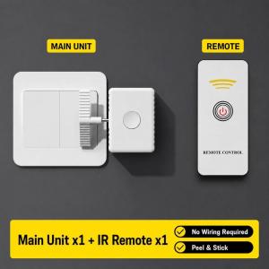 Wireless Switch Portable Remote Light Off Bedroom Dormitory Bedside Home Light Control