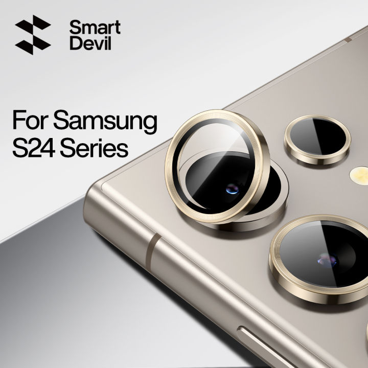 SmartDevil Camera Lens Protector for Samsung Galaxy S25 Ultra Samsung S25+ S25 S24 Ultra S24+ S24 Samsung S25 Edge Samsung W25 Flip Tempered Glass Film Full Coverage Anti-scratch Lens Protect
