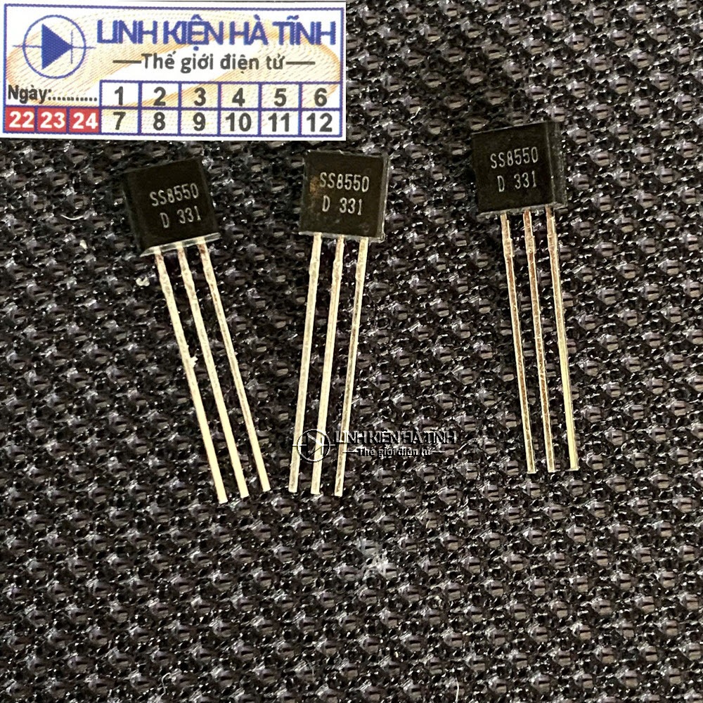 Túi 20 con transistor SS8550 TO-92 mới
