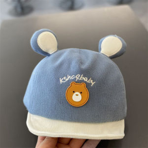 Baby Baseball Cap Cute Sunscreen Bear Boys Girls Baseball Cap Soft Brim Baby Caps Hats