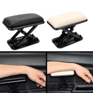 SPDD Anti-Fatigue Design Car Armrest Pad Universal Fit Adjustable Height Armrest Cushion Comfort Enhancement Main Driver Position Elbow Support Automobile Interior