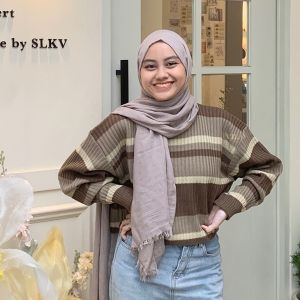 Azalea Sweater Knit Crop Oversize