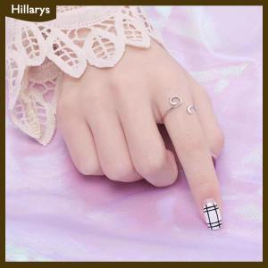 [Hillarys] Adjustable Size Yarn Ring Cat Ears Crochet Ring Beginner Knitting Crocheting Loop Thread Wrapped Rings Tension Regulator Tool