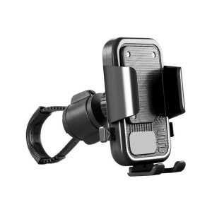 SEAMETAL Motorcycle Phone Holder with Lock 360°Rotation Phone Bracket Cellphone Holder for Motorcycle Bicycle