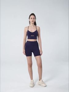 Lulu Áo thể thao phong cách châu Âu và Mỹ áo ngực thể dục Barely There kháng khuẩn dây mỏng định hình chống sốc tập hợp đẹp lưng áo ngực chạy bộ yoga