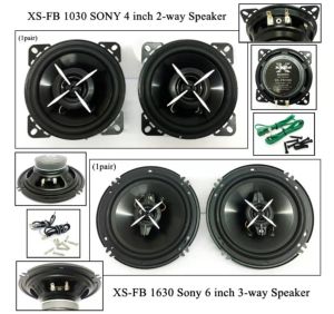Sony Xs-fb1030 Cpa 4inch 210w 2 Way and 6inch 270w 3 Way Speaker