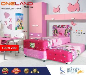 ONELAND SPRINGBED 2 IN 1 TIPE KING LOUIS KAIN KATUN 100 x 200