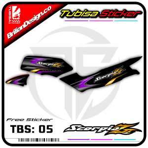Striping List Variasi Yamaha Scorpio Z - Stiker Striping Motor Scorpio Z. TBS.05