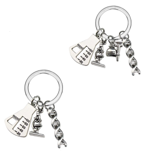 Intricate Chemistry Molecule Keychain Educational Key Rings Suitable for Science Fan Students and Teachers Present