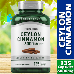 CEYLON CINNAMON 6000mg (per Serving) x 135 or 150 Capsules CONCENTRATED EXTRACT Supplement