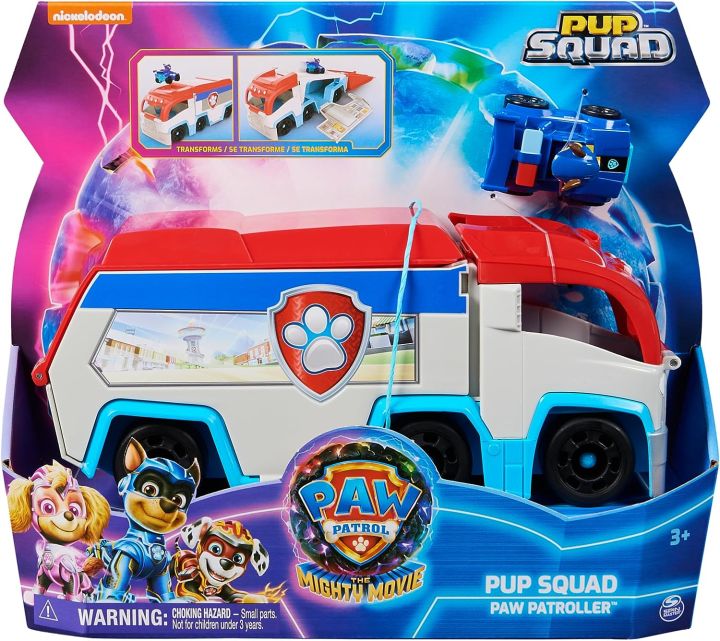 Mainan Paw Patrol The Mighty Movie Pup Squad Paw Patroller