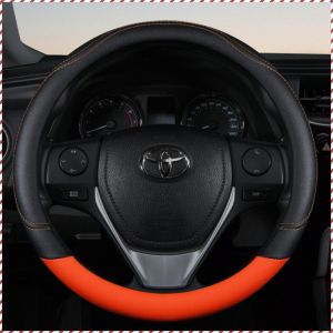 Decorations Color Collision Steering Wheel Cover Anti-static Sensual Comfortable Hand Feeling Durable