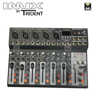 Trident M7 Mixer with USB Input + Delay + Repeat effect