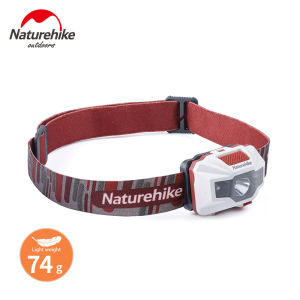 Naturehike USB Charging Headlamp Max 150 Lumens 1200mAh Lithium Battery Ultralight Portable only 74g IPX4 Waterproof 45° Adjustable Angle free USB Cable Storage Bag NH00T002-D