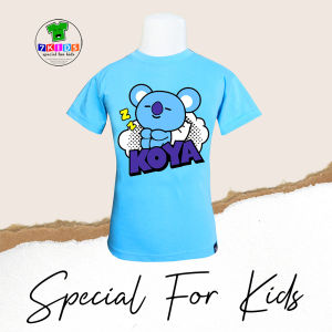 Kaos Anak Koya Biru Muda Baju Lebaran 2025