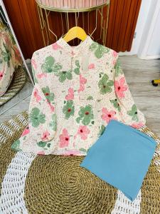 baju setelan wanita terbaru/ setelan wanita terbaru 2024/ setelan wanita dewasa/ setelan rayon mix cringkel / SETELAN SAKURA / setelan crinkle motif