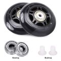 8 Pack Inline Skate Wheels Beginner's Roller Blades Replacement Wheel with Bearings Rollerblade Wheels 70mm. 