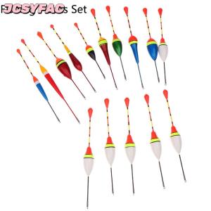 JCSYFAC 1 5 10pcs khuyến mãi câu cá nổi thiết lập kết hợp kích thước Màu bọt Phao phao Bobber cho câu cá Phụ Kiện Câu Cá Câu cá câu cá giải quyết
