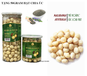[ TẶNG 25GRAM HẠT CHIA ÚC ]Hạt Mắc Ca ÚC Tách vỏ nhân to không hôi dầu TH FONUT đóng gói Việt Nam( Hũ 250gram) - nhân hạt maccadamia