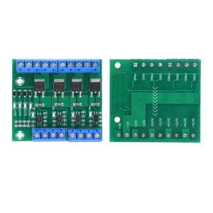 diymore DC 3.7V~27V Quad MOS Tube FET Module LED Optocoupler Isolated Driver Module PLC Amplifier Boards