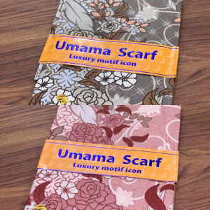 Paket usaha hijab segi empat 10pcs umama motif glamour terbaruluxury motif icon