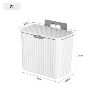 Konco THÙNG RÁC TREO TƯỜNG 7L/9L Thùng Rác Tủ Bếp Thùng Rác Gắn Tường Có Nắp Thùng Tái Chế Đơn Giản Cho Nhà Bếp Và Phòng Tắm