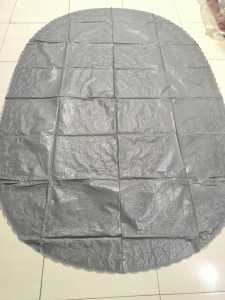 taplak meja makan jumbo anti air waterproof bentuk lonjong  6 sampai 8 kursi bentuk oval