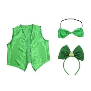 Vui Vẻ Bộ phụ kiện Vest dây nơ Headband/Hat Bộ phụ kiện Trang Phục Gói Saint Patricks Ngày trang trí tiệc