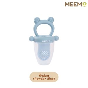 MEEM ตาข่ายใส่ผลไม้ซิลิโคน พร้อมฝาปิด ลายหมี ตาข่ายผลไม้ซิลิโคน รุ่น little bear