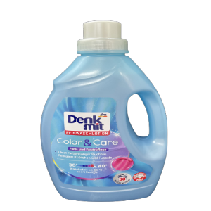Nước giặt xả quần áo Lotion Color & Care dung tích 30 Wl - 1.5 lít hiệu Denkmit - hàng nhập khẩu Đức