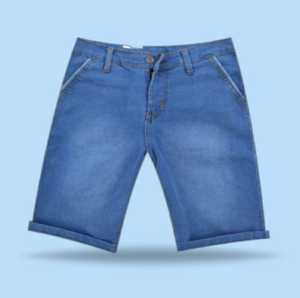 [BAYAR DITEMPAT / BISA C.O.D] CELANA PENDEK WARNA JEANS / CELANA PENDEK WARNA JEANS PRIA / CELANA JEANS PENDEK / PESTA DISKON -