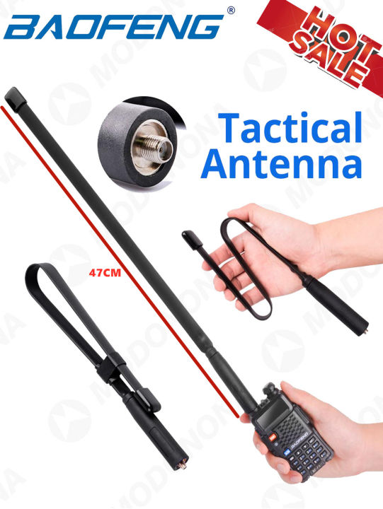 Baofeng Antenna tattica pieghevole SMA-F Antenna Walkie-Talkie per UV5R UV82 BF888S UV10 Walkie Talkie per Prepper 509 Baofeng Antenna tattica pieghevole SMA-F Antenna Walkie-Talkie per UV5R UV82 BF888S UV10 Walkie Talkie per Prepper 509