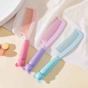 GGS HL0622 Sisir Cermin Roll Rias Makeup Portable / Sisir Cermin Import / Kaca Gagang Bulat / Sisir Rambut Rontok Y1760