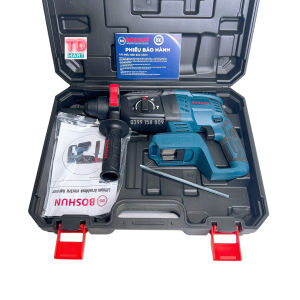 Thân Máy Khoan bê Tông Pin 3 Chức Năng Boshun Chân Pin Phổ Thông Không Chổi Than Kèm Hộp Đựng.