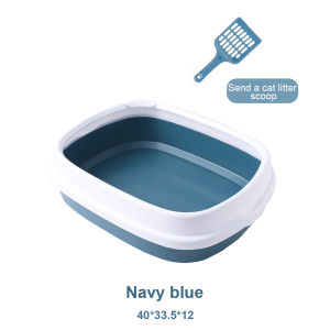 Cute Q cat litter box cat toilet bekas pasir kucing tempat berak kucing toilet kucing tandas kucing 貓砂盆 猫砂盆