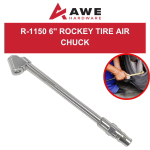 Rockey R-1150 6 Inch Tire Air Chuck Tyre Inflator Air Chuck Compressor Air Filling Tool