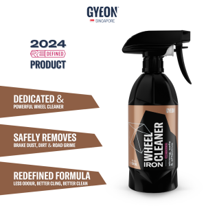 GYEON Q2M Iron WheelCleaner REDEFINED 500ml - Highly Effective Dedicated Automotive Car Care Decon Wheel Rim Cleaner