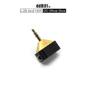 DD ddHiFi DJ44Gold 4.4mm to 3.5mm Adapter - Black Gold Edition | HiFi Audio Converter | Pentaconn Socket | OCC | 24K Gold Plated