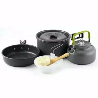 Cooking set DS-308 outdoor Nesting Teko Misting - DS308 ketel portable alat masak