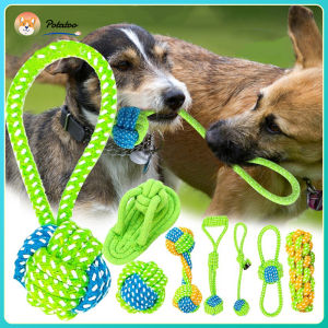 Dog toy Pet Dog Cleaning Molar Chewing Ball Of Cotton Rope Assembled Toys Dog accessories Pet toy slippers