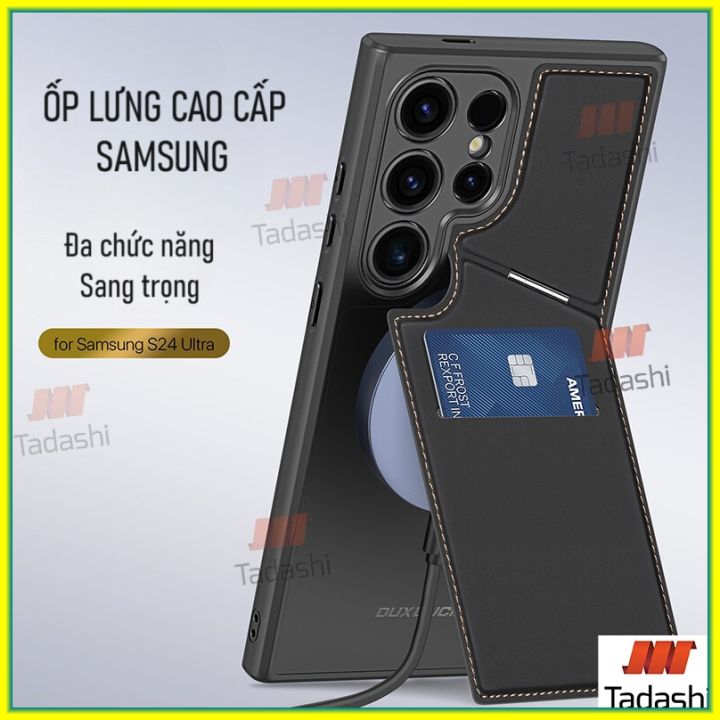 Ốp Lưng Da Cao Cấp Samsung S25 Ultra, Samsung S25 Plus Hỗ trợ sạc KHÔNG ...