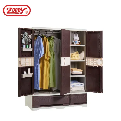 Zooey GRR-2009 Grand Rattan Cabinet Wardrobe