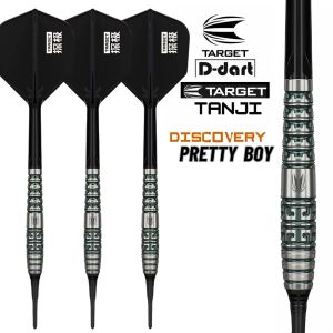 TARGET SOFT TIP DARTS - 21G PRETTY BOY G1 DISCOVERY JASON SONG JIACHENG 90% TUNGSTEN SOFT DART