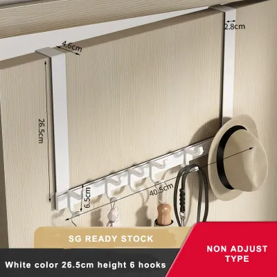 Behind The Door Hook Over Door Towel Rack Door Hanger Over The Door Rack No Punch No Drill Hook