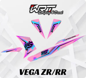 Striping Vega RR/ZR - Stiker Decal Vega ZR/RR Rainbow