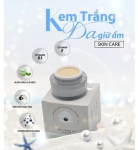 KEM NGỌC TRAI ĐEN TRẮNG DA GIỮ ẨM SE KHÍT LỖ CHÂN LÔNG NGỪA NHĂN DA 16GR - NHẬT VIỆT COSMETIC