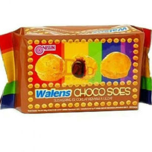 Camilan Snack Makanan Ringan Nissin Walens Soes Chocolate / Coklat Cheese / Keju Blueberry 100 Gram