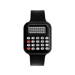 Watch For Kids Multi-Purpose Electronic Calculator Time Display Fashion Silicone Strap Electronic Watch For Girls Boys Learning Watches
