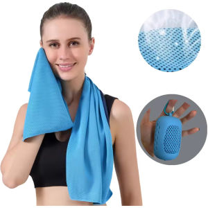 Cooling Towel Quick-dry Portable Summer Ice Silk Microfiber Towels Beach Accessories Sport Fitness For Gym Swimming Yoga Running